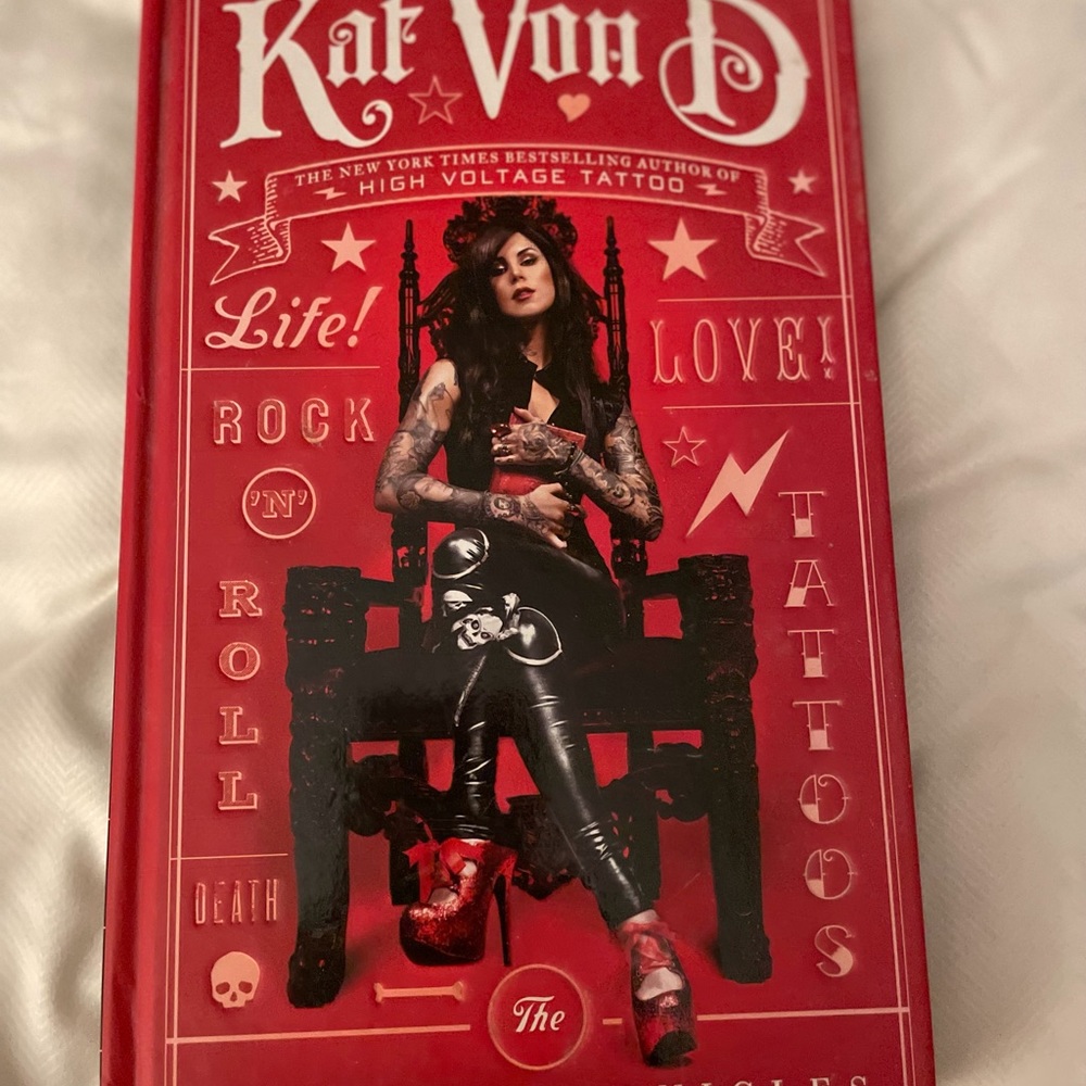 Kat Von D tattoo design book. Says it all